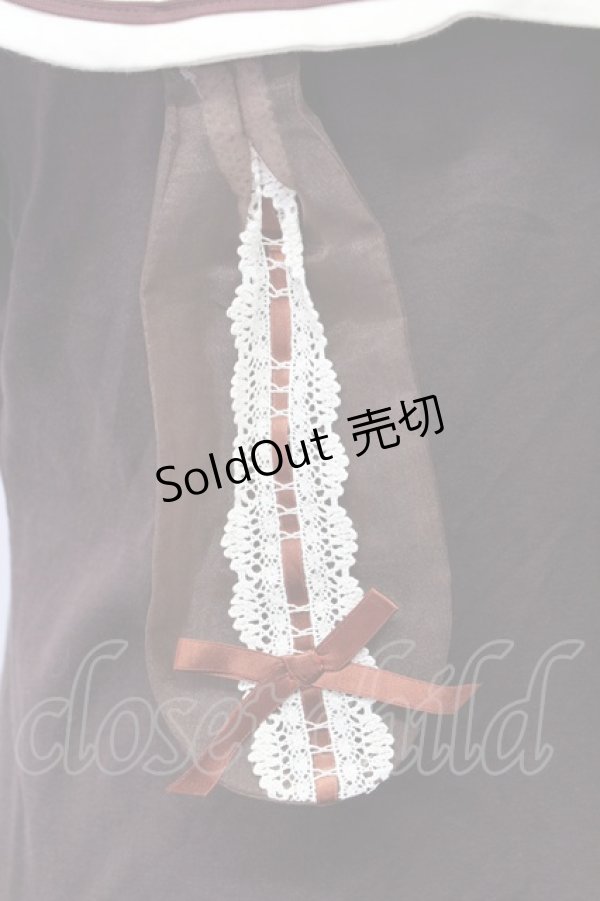 画像5: Lovely MAM MAXICIMAM / ブリーシュクレボンボンうさちゃんのセーラーカットソー  ブラウン T-25-11-06-028-LO-TO-SA-ZT (5)