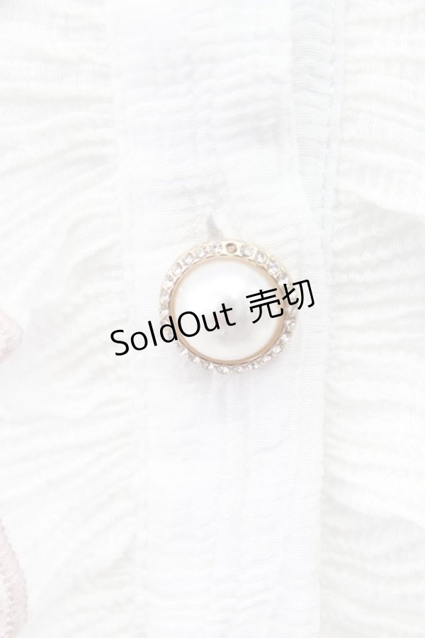 画像3: Rojita / 2Wayラッフルルシアーブラウス  白Ｘピンク T-25-11-06-008-LO-BL-SA-ZT (3)