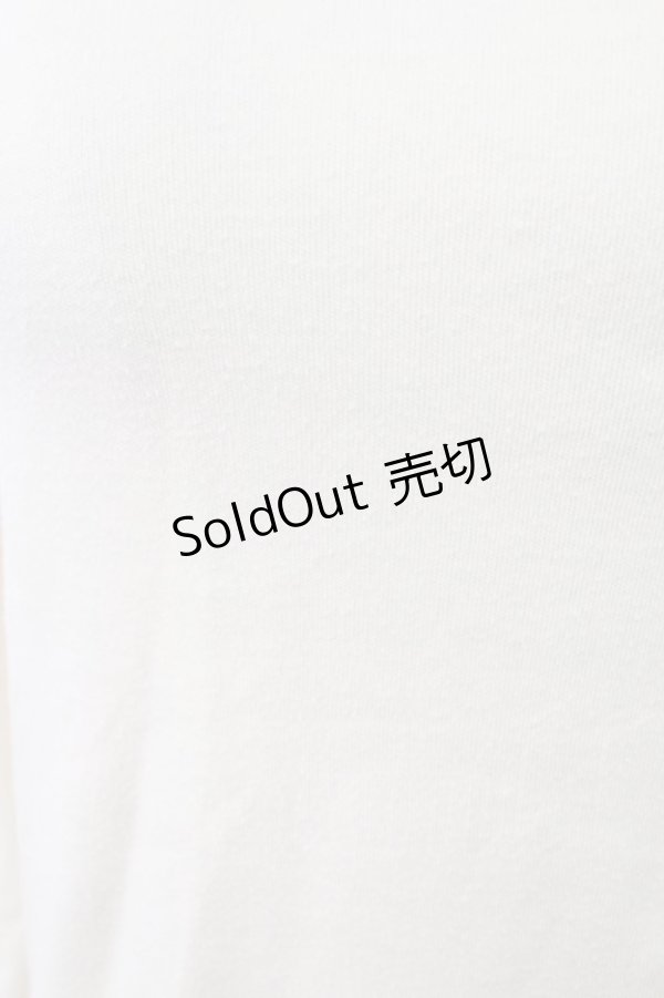 画像4: Emily Temple cute / バックリボンスタンドネックカットソー  アイボリー T-25-11-06-011-ET-TO-SA-ZI (4)