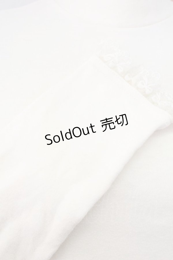 画像5: Emily Temple cute / バックリボンスタンドネックカットソー  アイボリー T-25-11-06-011-ET-TO-SA-ZI (5)