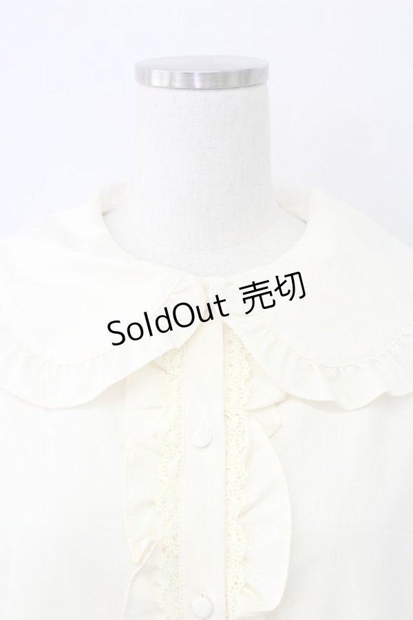 画像3: m petit by misako / AM マルエリフリルブラウス L アイボリー T-25-11-06-012-LO-BL-SA-ZI (3)