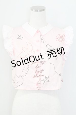 画像: MILK / アーティートップス  ピンク T-25-11-06-017-ML-BL-SA-ZI