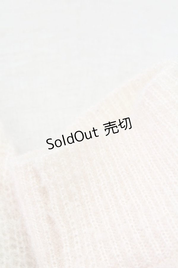 画像7: F&A / フレームローズ釦シュガーラメカーディガン  オフホワイト T-25-11-06-021-LO-TO-SA-ZI (7)