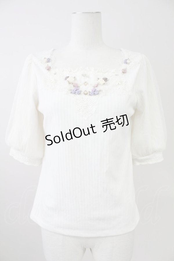 画像1: axes femme / ローズガーデンプルオーバー M キナリ T-25-11-09-001-AX-TO-SA-ZT (1)