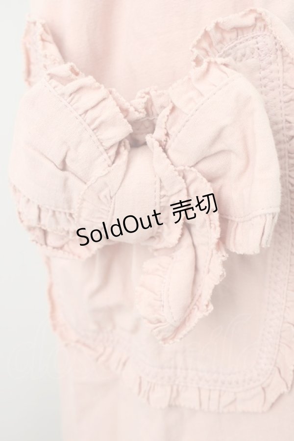 画像5: 【SALE】PINK HOUSE / ローズハートリース刺繍タブリエ  ピンク T-25-11-09-025-LO-OP-SA-ZT509 (5)