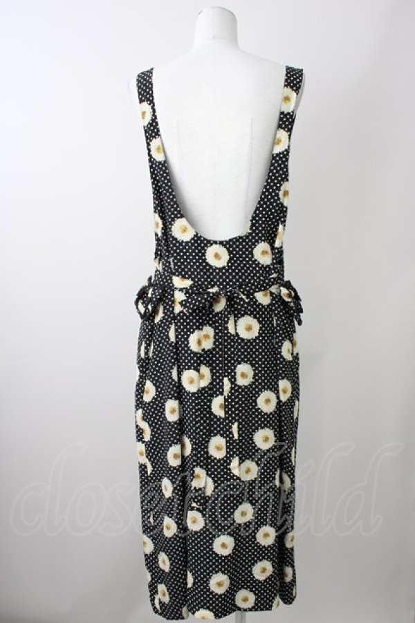 画像2: PINK HOUSE / 雛菊ドットジャンパースカート  黒Ｘ白 T-25-11-09-027-LO-OP-SA-ZT357 (2)