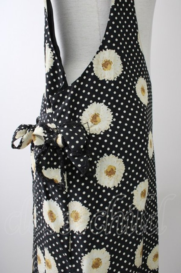 画像4: PINK HOUSE / 雛菊ドットジャンパースカート  黒Ｘ白 T-25-11-09-027-LO-OP-SA-ZT357 (4)