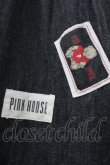 画像5: PINK HOUSE / ワッペンデニムワンピース  黒デニム T-25-11-09-032-LO-OP-SA-ZT423 (5)