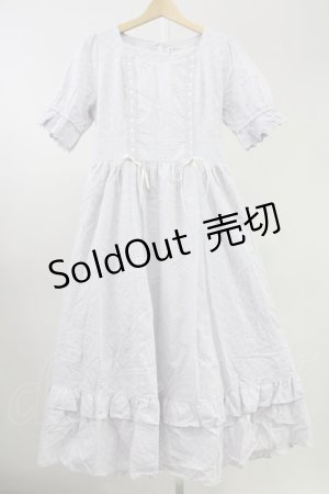 画像: 【SALE】axes femme / コットンレースワンピース F ラベンダー T-25-11-09-005-AX-OP-SA-ZT505