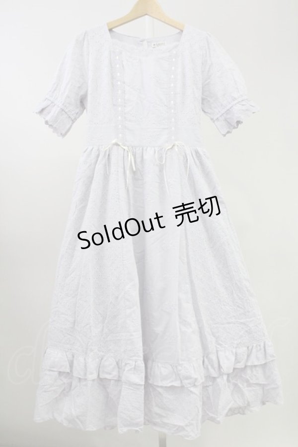 画像1: 【SALE】axes femme / コットンレースワンピース F ラベンダー T-25-11-09-005-AX-OP-SA-ZT505 (1)