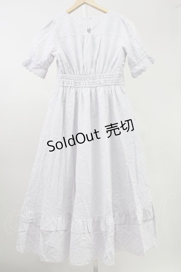 画像2: 【SALE】axes femme / コットンレースワンピース F ラベンダー T-25-11-09-005-AX-OP-SA-ZT505 (2)