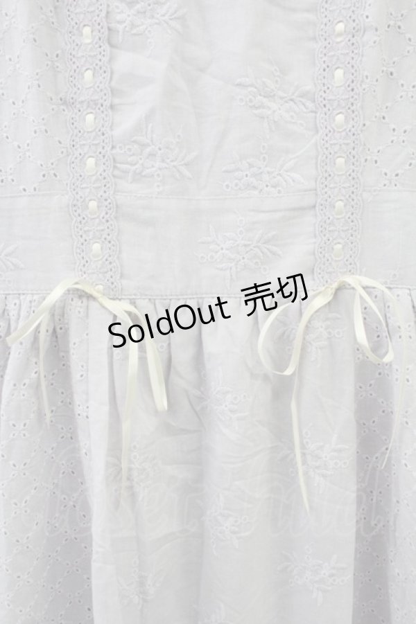 画像3: 【SALE】axes femme / コットンレースワンピース F ラベンダー T-25-11-09-005-AX-OP-SA-ZT505 (3)