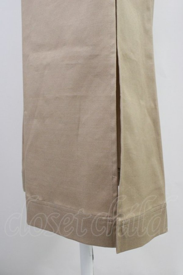 画像3: INGEBORG / スリットロングスカート L ベージュ T-25-11-09-043-LO-SK-AS-ZT400 (3)