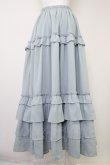 画像2: axes femme kawaii / ロマンティックフリルスカート M ブルー T-25-11-09-044-AX-SK-SA-ZT400 (2)