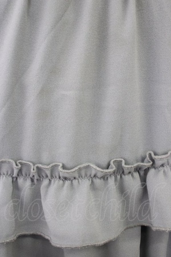 画像4: axes femme kawaii / ロマンティックフリルスカート M ブルー T-25-11-09-044-AX-SK-SA-ZT400 (4)