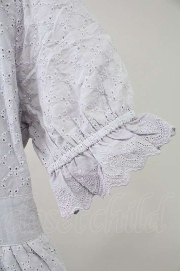 画像5: axes femme / コットンレースワンピース F ラベンダー T-25-11-09-005-AX-OP-SA-ZT505 (5)