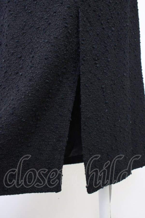 画像3: INGEBORG / ツイードペンシルスカート M ブラック T-25-11-09-047-LO-SK-SA-ZT357 (3)