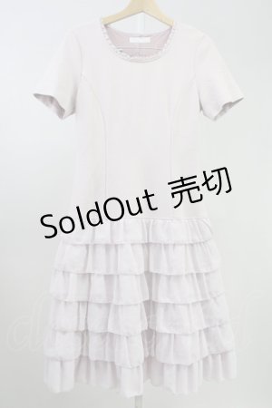 画像: PINK HOUSE / シフォンドッキングティアードワンピース  ピンク T-25-11-09-006-LO-OP-AS-ZT