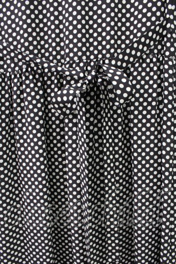 画像3: PINK HOUSE / ドット半袖ワンピース  黒Ｘ白 T-25-11-09-008-LO-OP-SA-ZT504 (3)