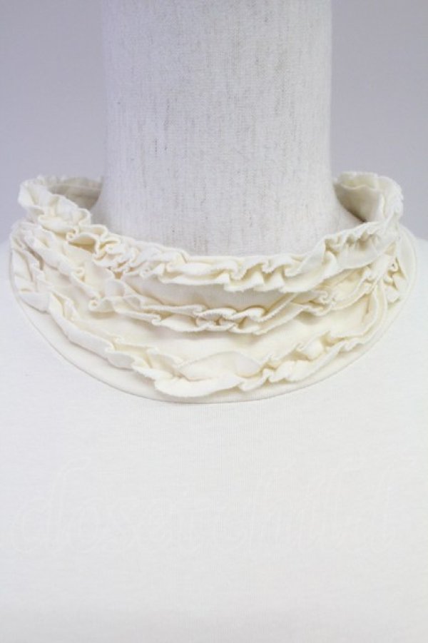 画像3: PINK HOUSE / ハイネック裾フリル長袖チュニック  キナリ T-25-11-09-014-LO-OP-SA-ZT509 (3)