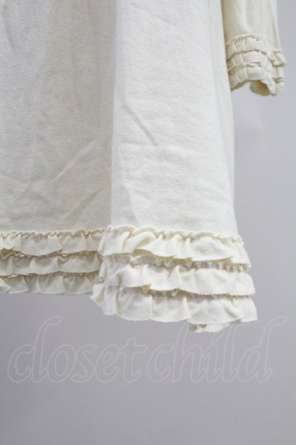 画像5: PINK HOUSE / ハイネック裾フリル長袖チュニック  キナリ T-25-11-09-014-LO-OP-SA-ZT509 (5)