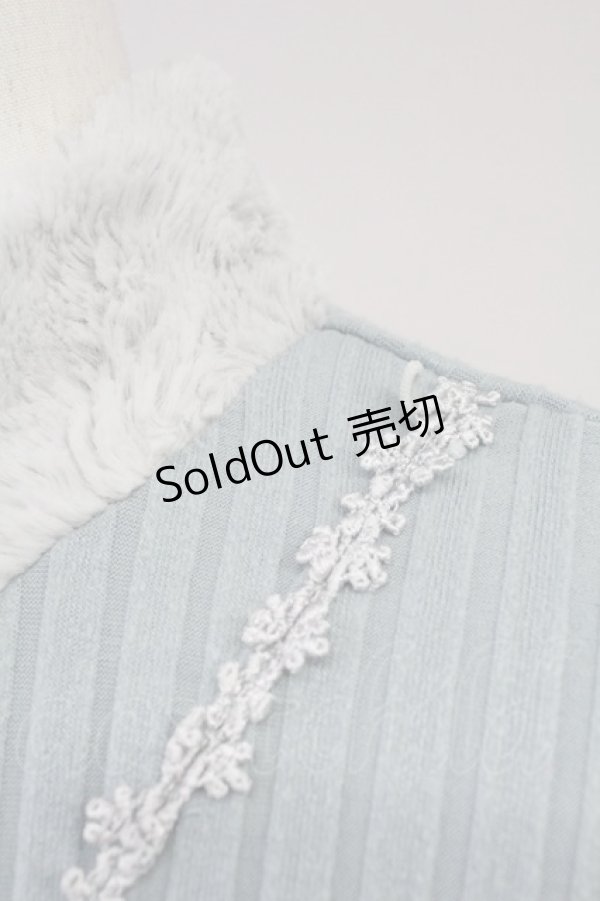 画像7: axes femme / ファースタンドインナープルオーバー  サックス T-25-11-09-018-AX-TO-SA-ZT (7)