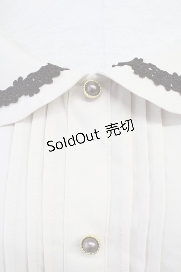 画像3: axes femme / 丸襟タックチュニック M ベージュ T-25-11-09-019-AX-TO-SA-ZT (3)