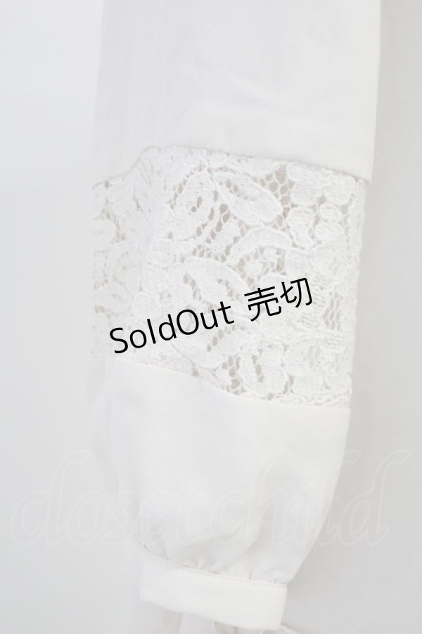 画像4: axes femme / 丸襟タックチュニック M ベージュ T-25-11-09-019-AX-TO-SA-ZT (4)