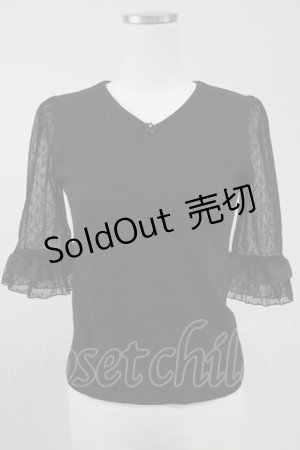 画像: MILK / チュチュスリーブインナー  ブラック T-25-11-14-012-ML-TO-SA-ZI