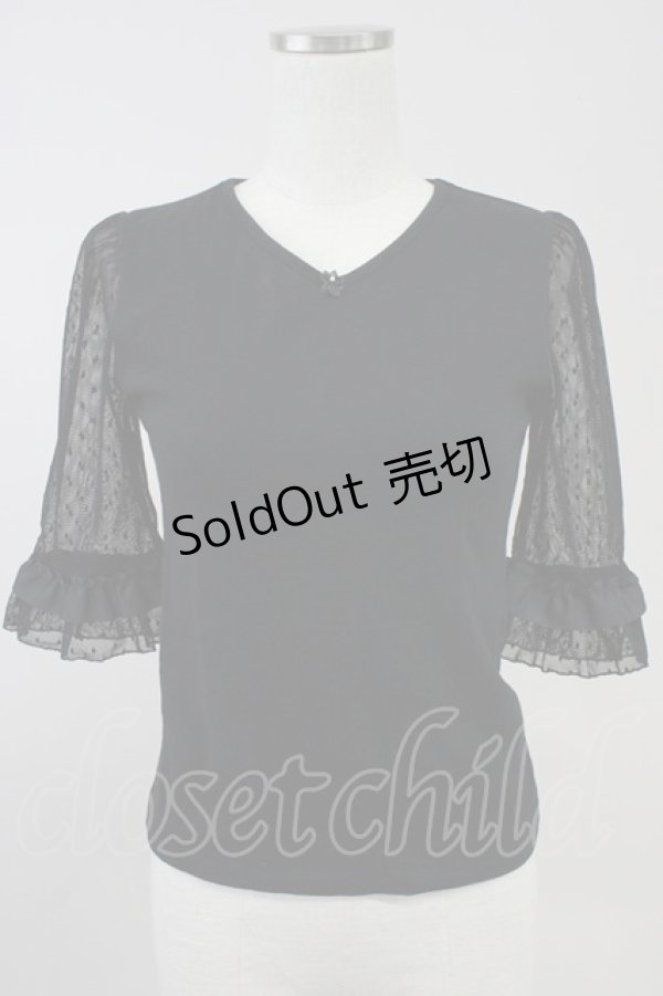 画像1: MILK / チュチュスリーブインナー  ブラック T-25-11-14-012-ML-TO-SA-ZI (1)