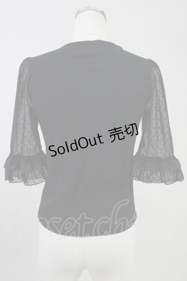 画像2: MILK / チュチュスリーブインナー  ブラック T-25-11-14-012-ML-TO-SA-ZI (2)