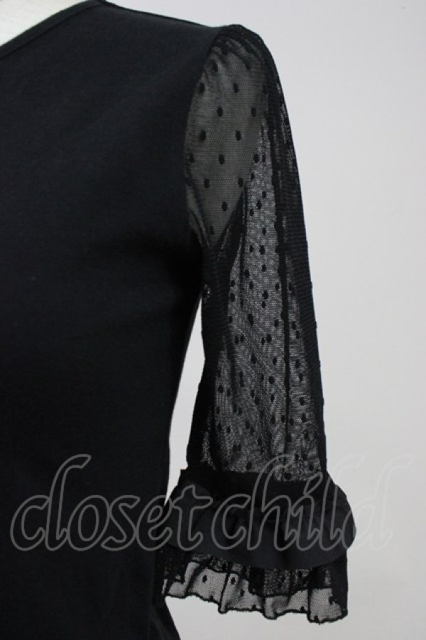 画像3: MILK / チュチュスリーブインナー  ブラック T-25-11-14-012-ML-TO-SA-ZT (3)