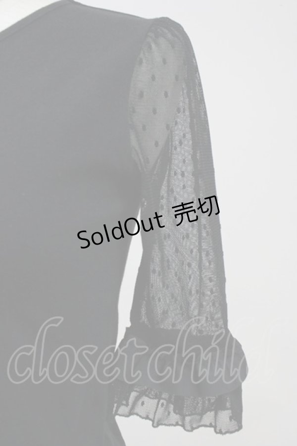 画像3: MILK / チュチュスリーブインナー  ブラック T-25-11-14-012-ML-TO-SA-ZI (3)