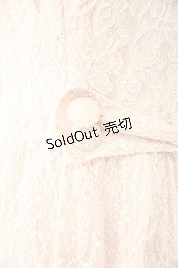 画像8: metamorphose / 総レースドレープジャンパースカート  ピンク T-25-11-14-020-ME-OP-SA-ZI (8)