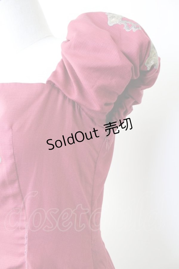 画像3: Juliette et Justine / L'annonciation〜ラノンシアシオン〜ワンピース 1 ガーネット T-25-11-14-022-CL-OP-SA-ZI (3)