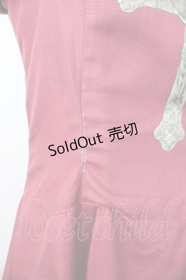 画像4: Juliette et Justine / L'annonciation〜ラノンシアシオン〜ワンピース 1 ガーネット T-25-11-14-022-CL-OP-SA-ZI (4)