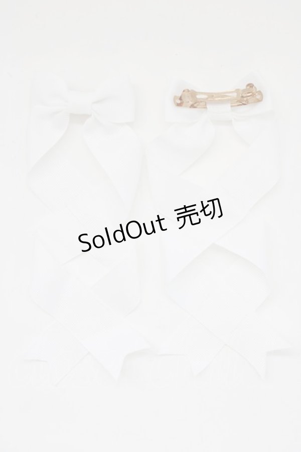 画像1: LOTUS ribbon / ツインリボンバレッタ   T-25-11-14-006-EL-AC-SA-ZI (1)