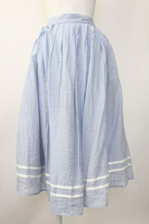 画像: F i.n.t / ライン使いシアータックスカート F ライトブルー T-25-11-14-024-CA-SK-SZ-ZT