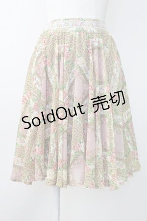 画像: axes femme / ローズフレームスカート   T-25-11-14-026-AX-SK-SZ-ZI