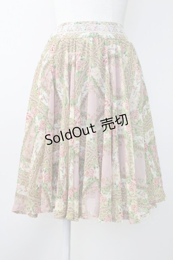 画像1: axes femme / ローズフレームスカート   T-25-11-14-026-AX-SK-SZ-ZI (1)