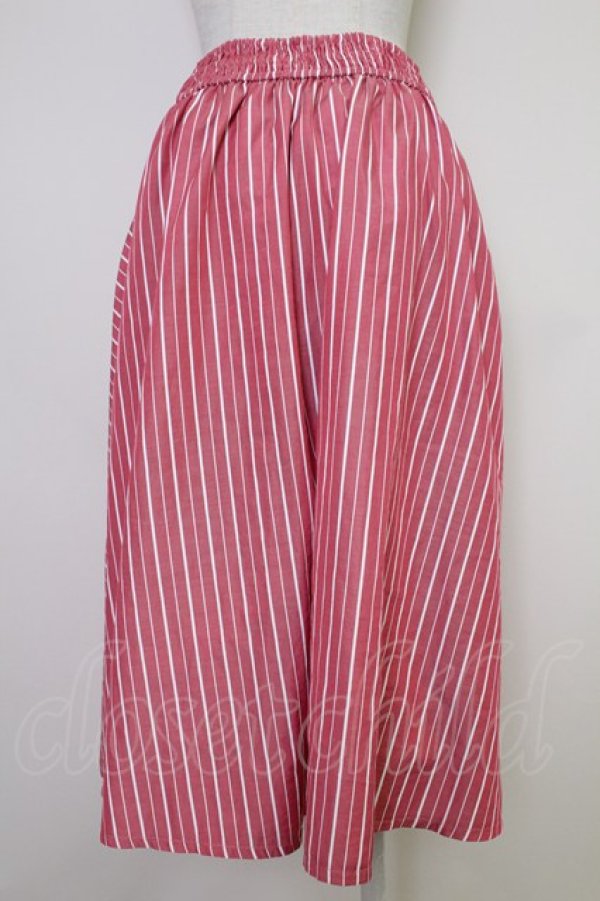 画像2: axes femme / 連ボタンミディスカート  赤 T-25-11-14-028-AX-SK-SZ-ZI (2)