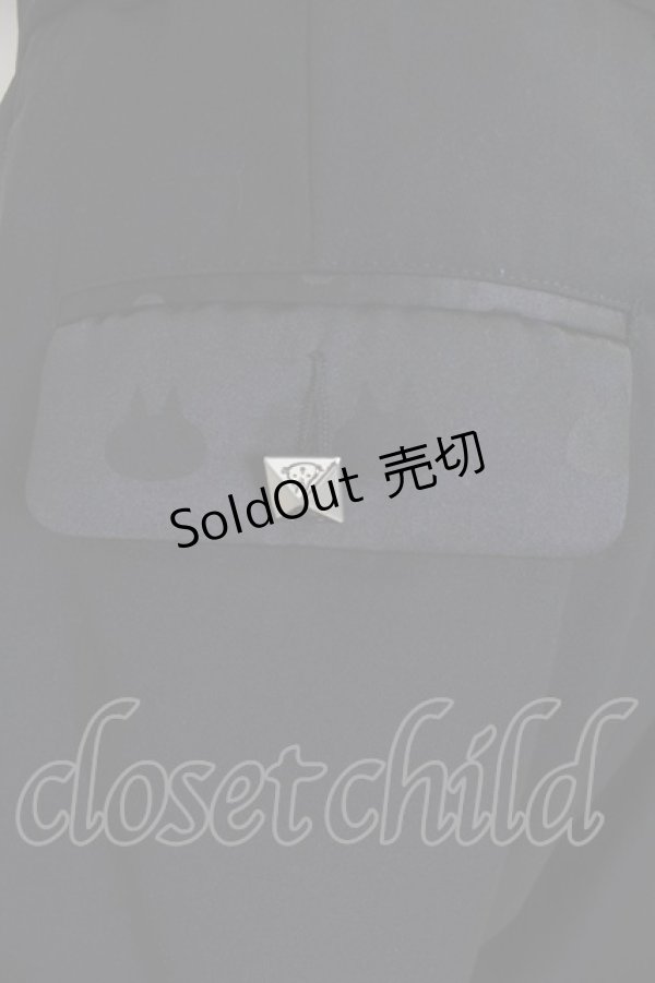 画像3: MINT NeKO / スタッズボタンパンツ  ブラック T-25-11-14-031-HN-PA-SA-ZI (3)