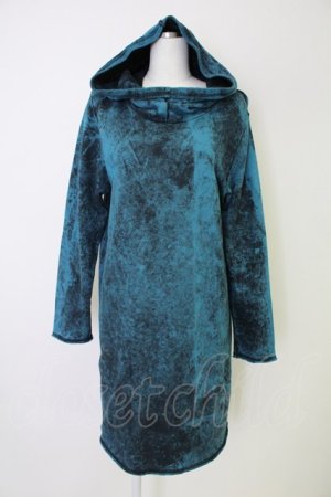 画像: ALGONQUINS / ハイネック裾ジップワンピース  グリーン T-25-11-14-034-AL-OP-SA-ZT