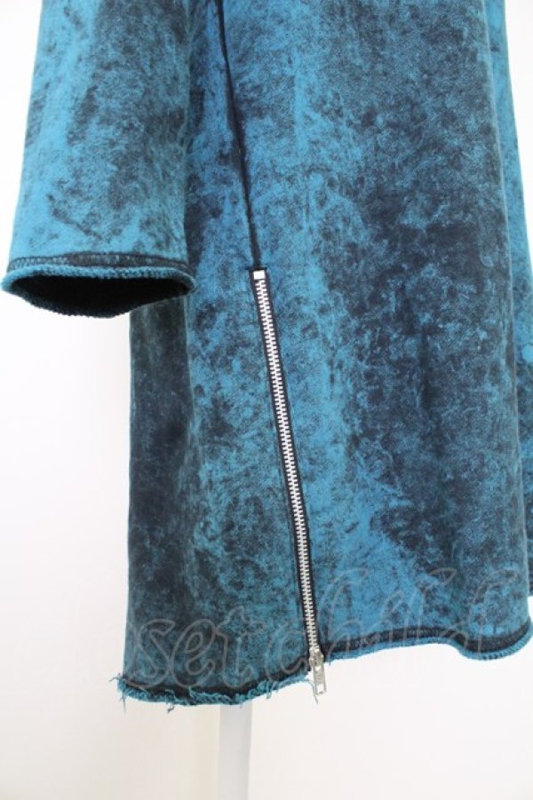 画像3: ALGONQUINS / ハイネック裾ジップワンピース  グリーン T-25-11-14-034-AL-OP-SA-ZI (3)