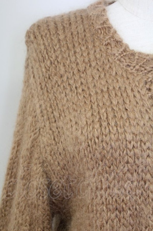 画像4: PINK HOUSE / ニットカーディガン  ブラウン T-25-11-15-019-LO-TO-SA-ZI (4)