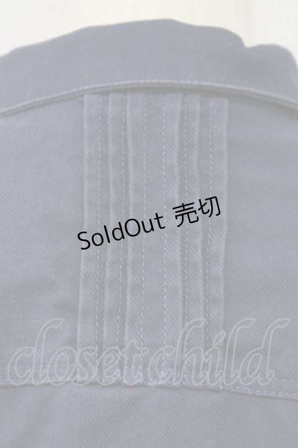 画像6: PINK HOUSE / ギンガムチェックフリルジャケット  ネイビー T-25-11-15-020-LO-JA-SA-ZI (6)