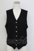 画像1: PINK HOUSE / マリン風ボタンベスト  黒 T-25-11-15-021-LO-TO-SA-ZI (1)