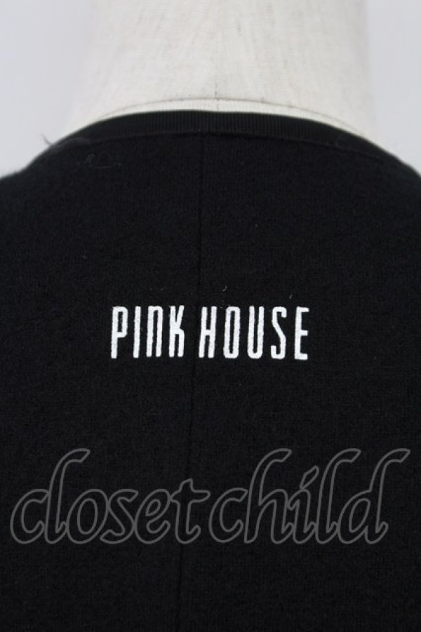 画像3: PINK HOUSE / マリン風ボタンベスト  黒 T-25-11-15-021-LO-TO-SA-ZI (3)