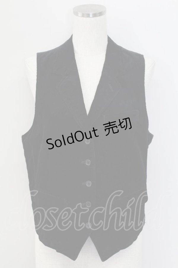 画像1: PINK HOUSE / コーデュロイベスト  黒 T-25-11-15-022-LO-TO-SA-ZI (1)