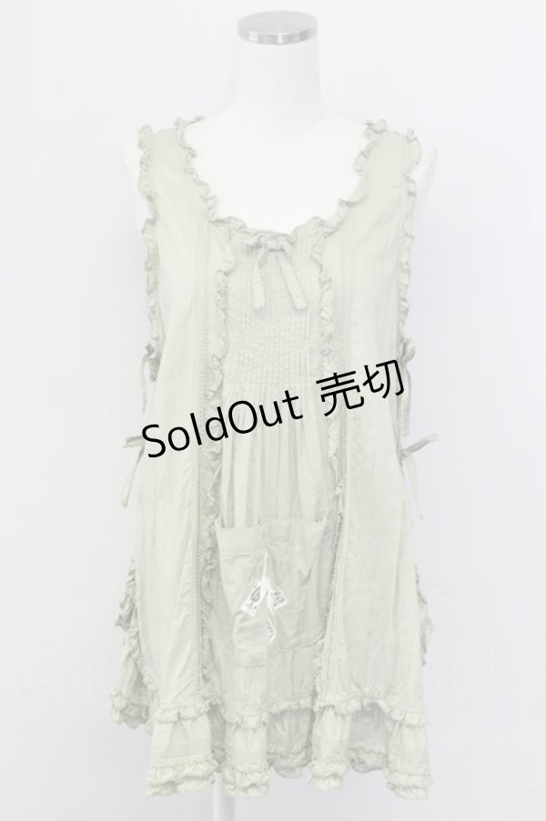 画像1: PINK HOUSE / トランププリントタブリエ  カーキ T-25-11-15-027-LO-ZA-SA-ZI (1)